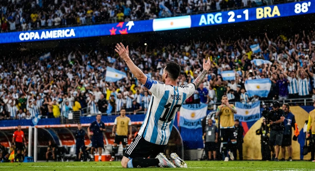 Nicolás González con la camiseta de la Selección Argentina